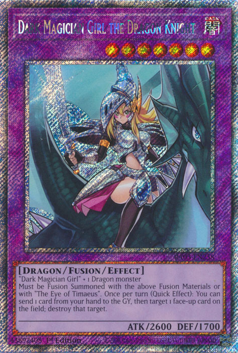 Dark Magician Girl the Dragon Knight no Yu-Gi-Oh! TCG/OCG.