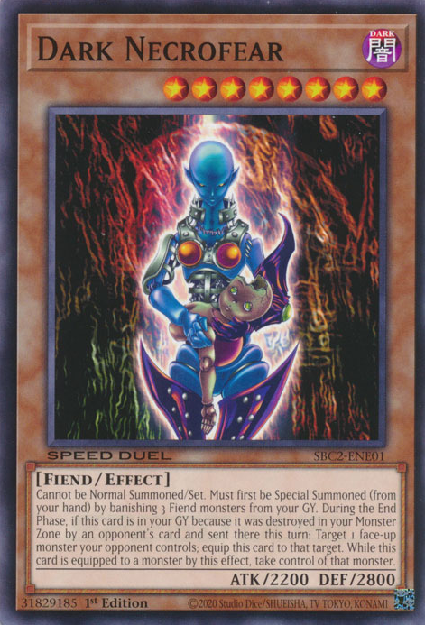 Necrofear escuro no yu-gi-oh! TCG/OCG.