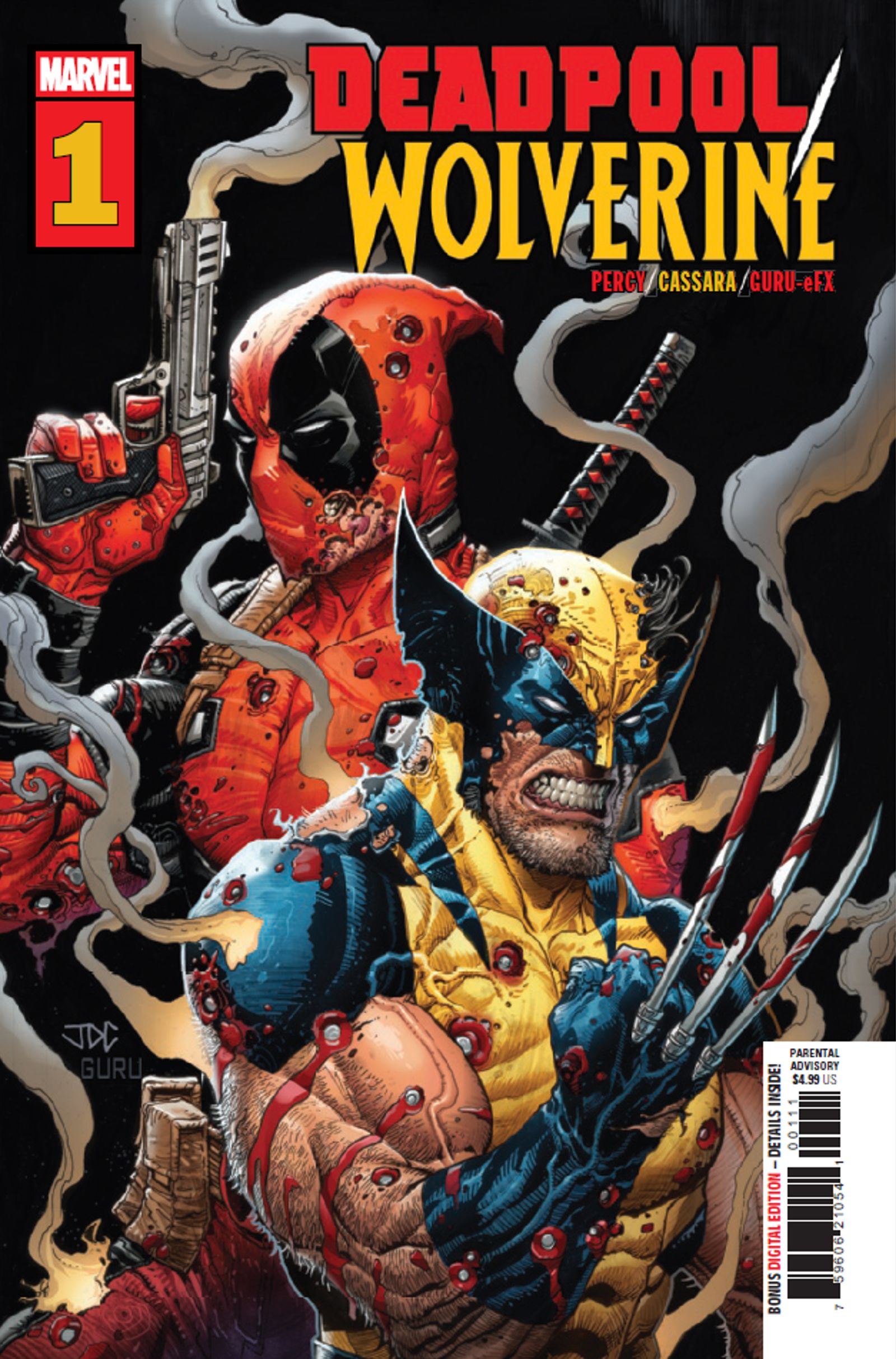 Deadpool Wolverine 1 کور مکمل