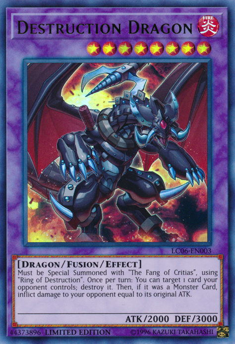 Dragão de Destruição no Yu-Gi-Oh! TCG/OCG.