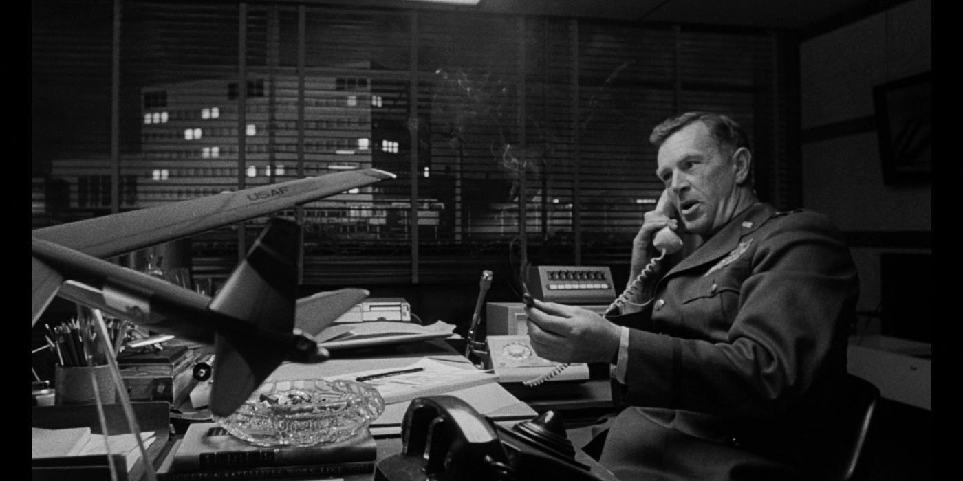Sterling Hayden as Brigadier General Jack D. Ripper from Dr. Strangelove
