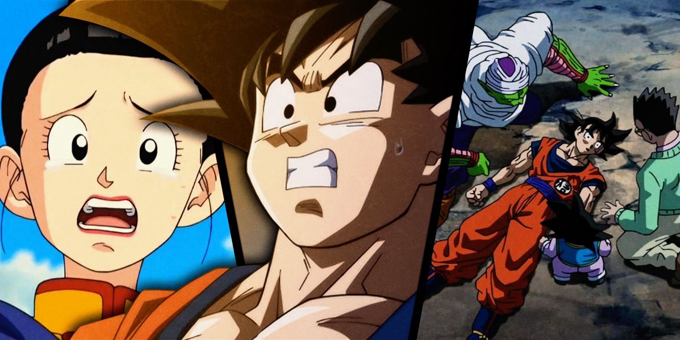 Images of Goku, his friends and Chi-Chi in Dragon Ball