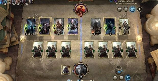 Jogabilidade de Elder Scrolls Legends