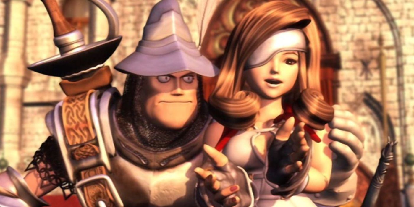 Adelbert Steiner ve General Beatrix, Final Fantasy IX'in sona ermesi sırasında birlikte gülümsedi.