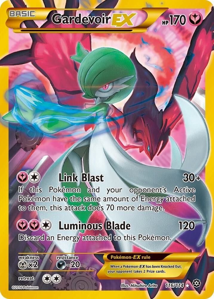 Gardevoir Ex do Pokemon TCG definido STEAM Siege