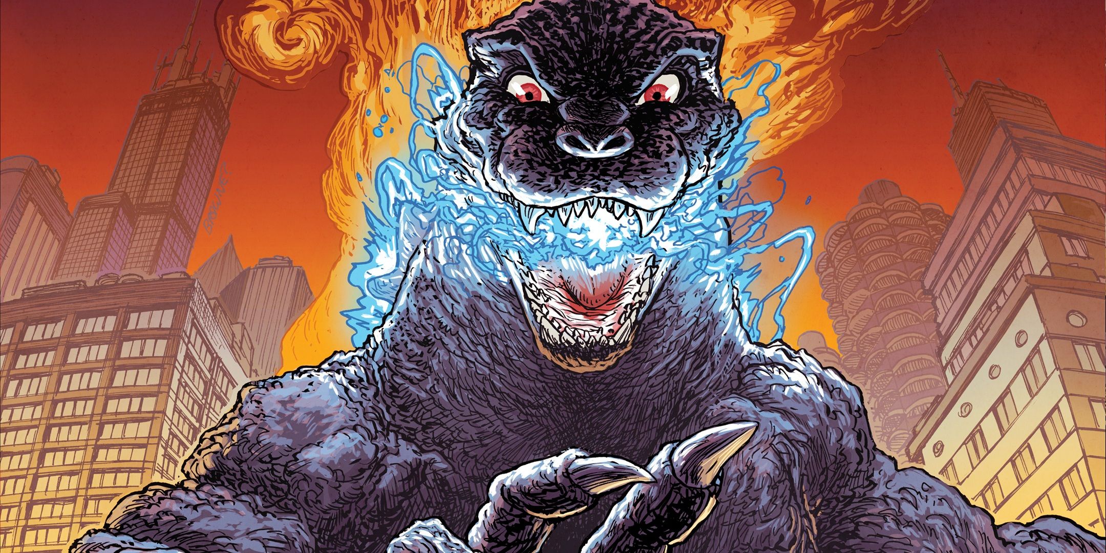 Godzilla vs. Chicago 1 Exclusive Advance Review Godzilla's Visit to