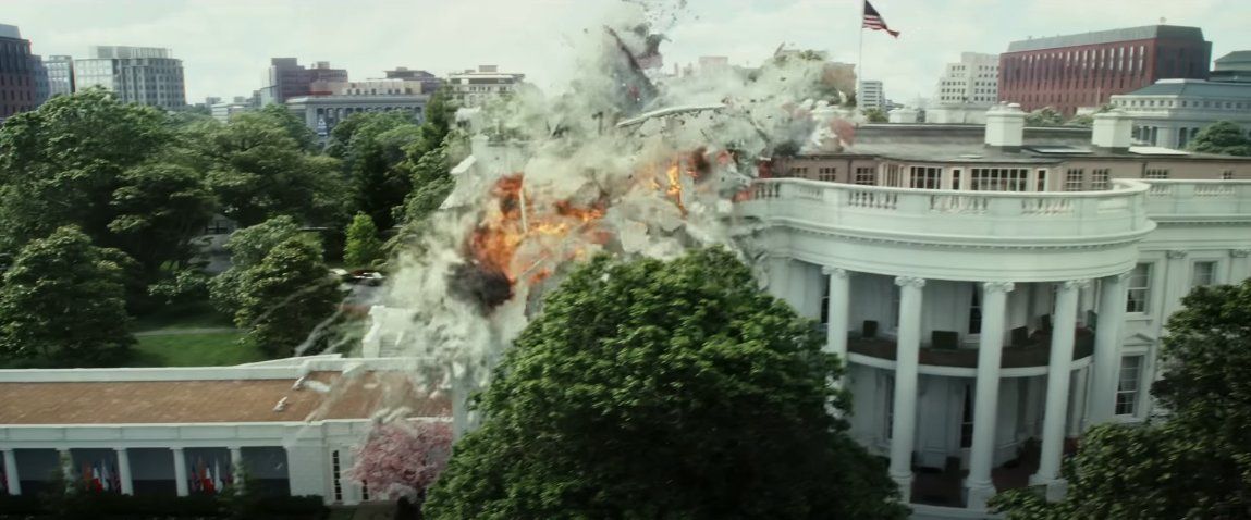 Still of The White House from Captain America Brave New World