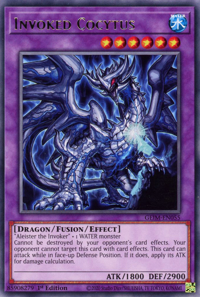 Invocou Cocytus no Yu-Gi-Oh! TCG/OCG.