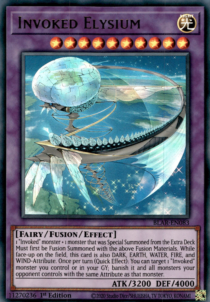 INVOLADO ELYSIUM NO YU-GI-OH! TCG/OCG.