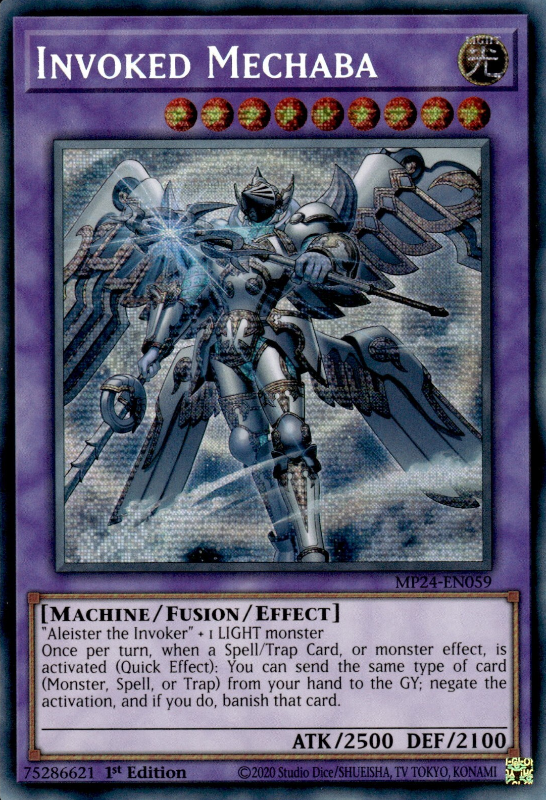 Invocou Mechaba no Yu-Gi-Oh! TCG/OCG.