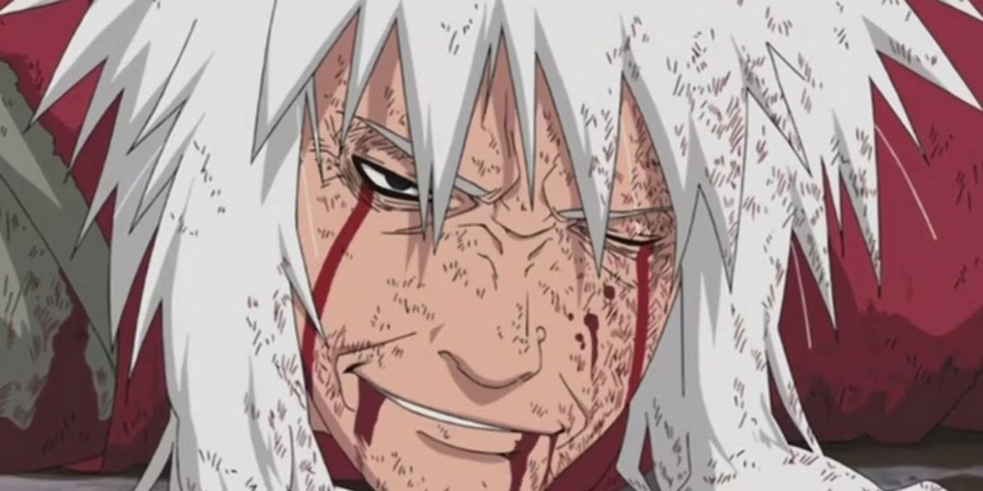 Jiraiya, Naruto'daki ölümünden hemen önce gülümsemenin bir yolunu bulur: Shippuden.