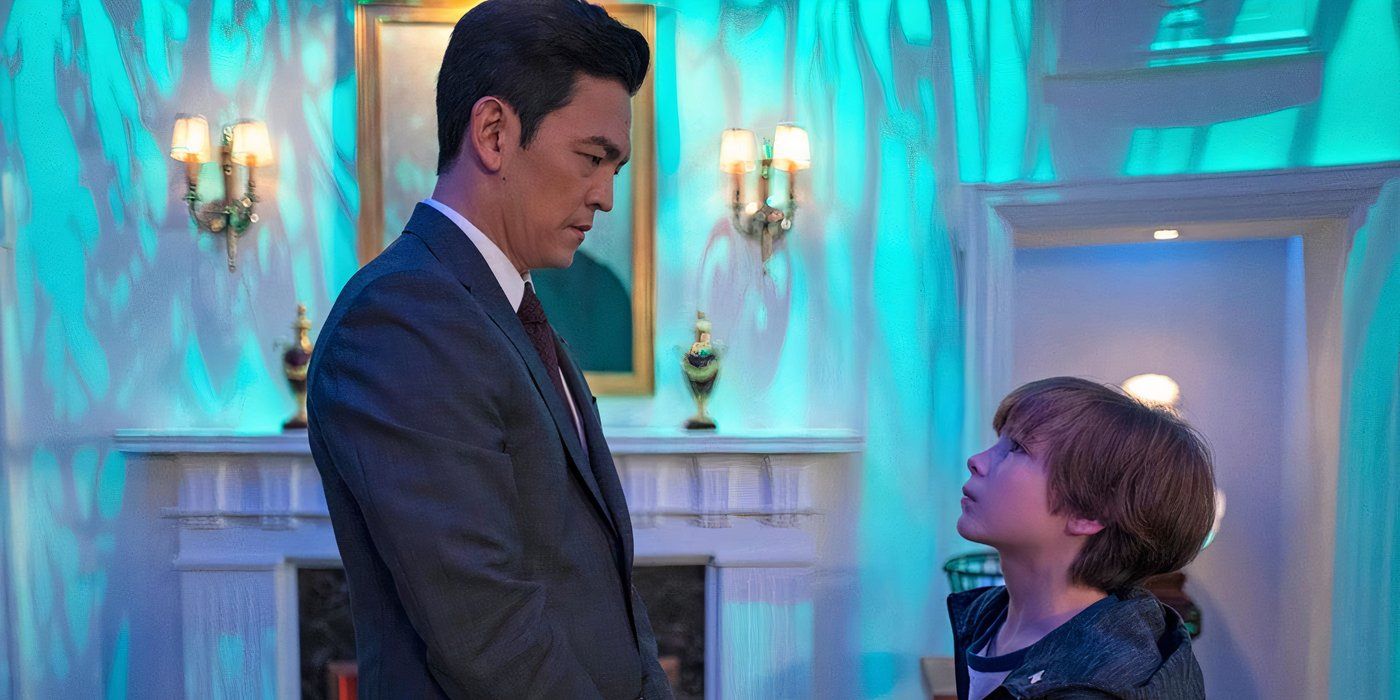 John Cho e amigo em The Twilight Zone Wunderkind