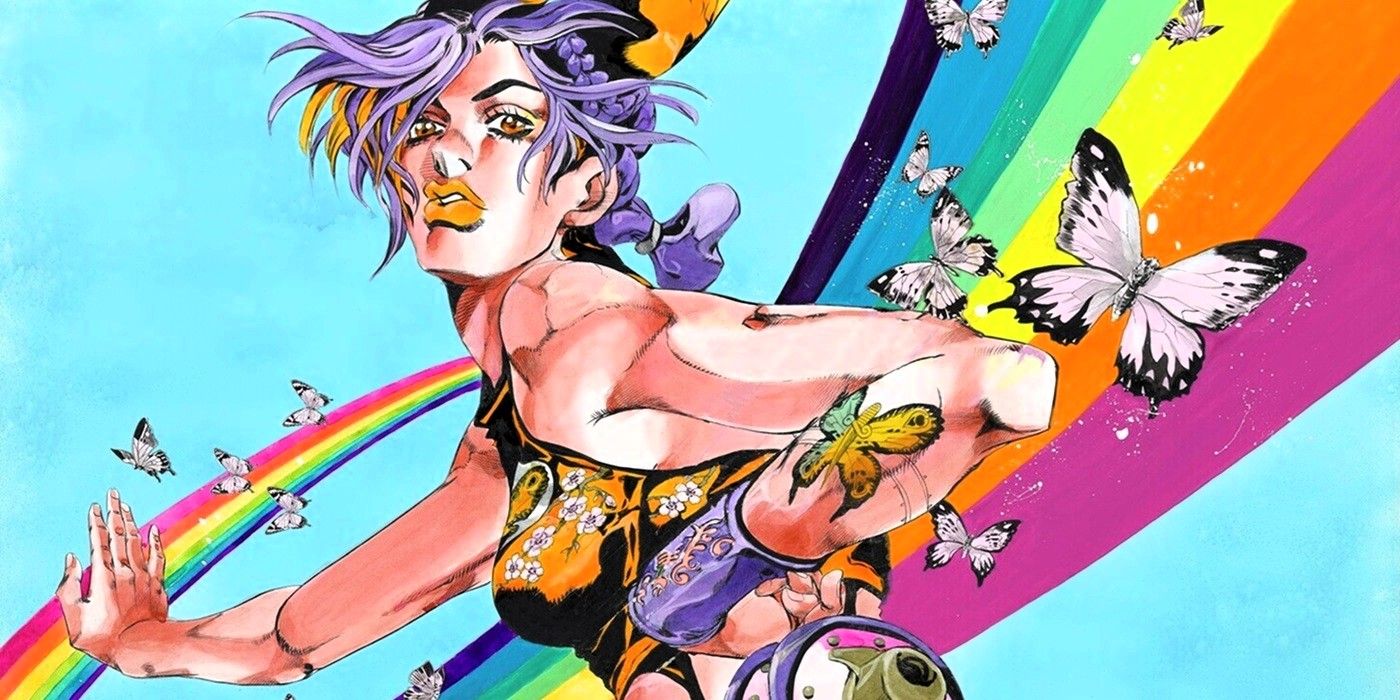 Jolyne Cujoh from the JoJo's Bizarre Adventure manga series by Hirohiko Araki