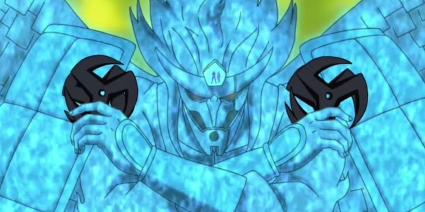 Kakashi Hatake usa Susanoo em Naruto: Shippuden.