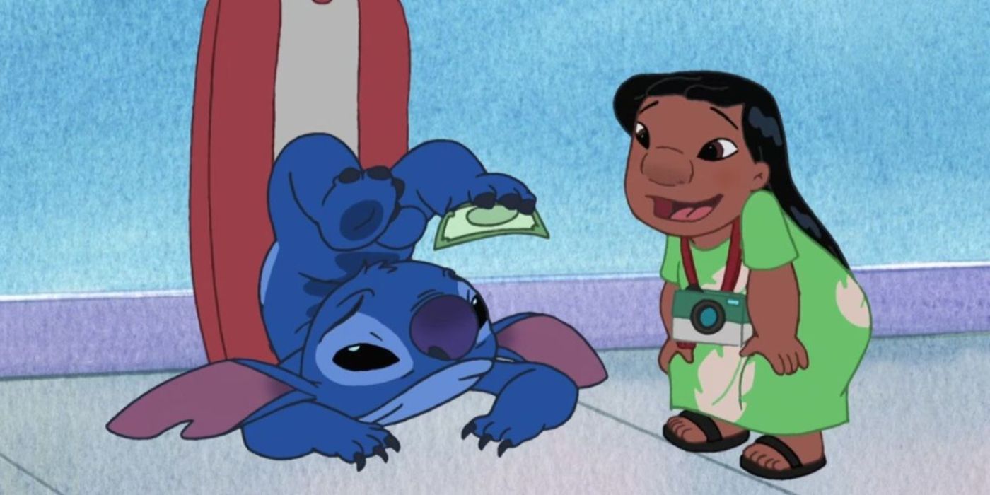 Lilo & Sitch: The Series'den Lilo rahatlatıcı dikiş.