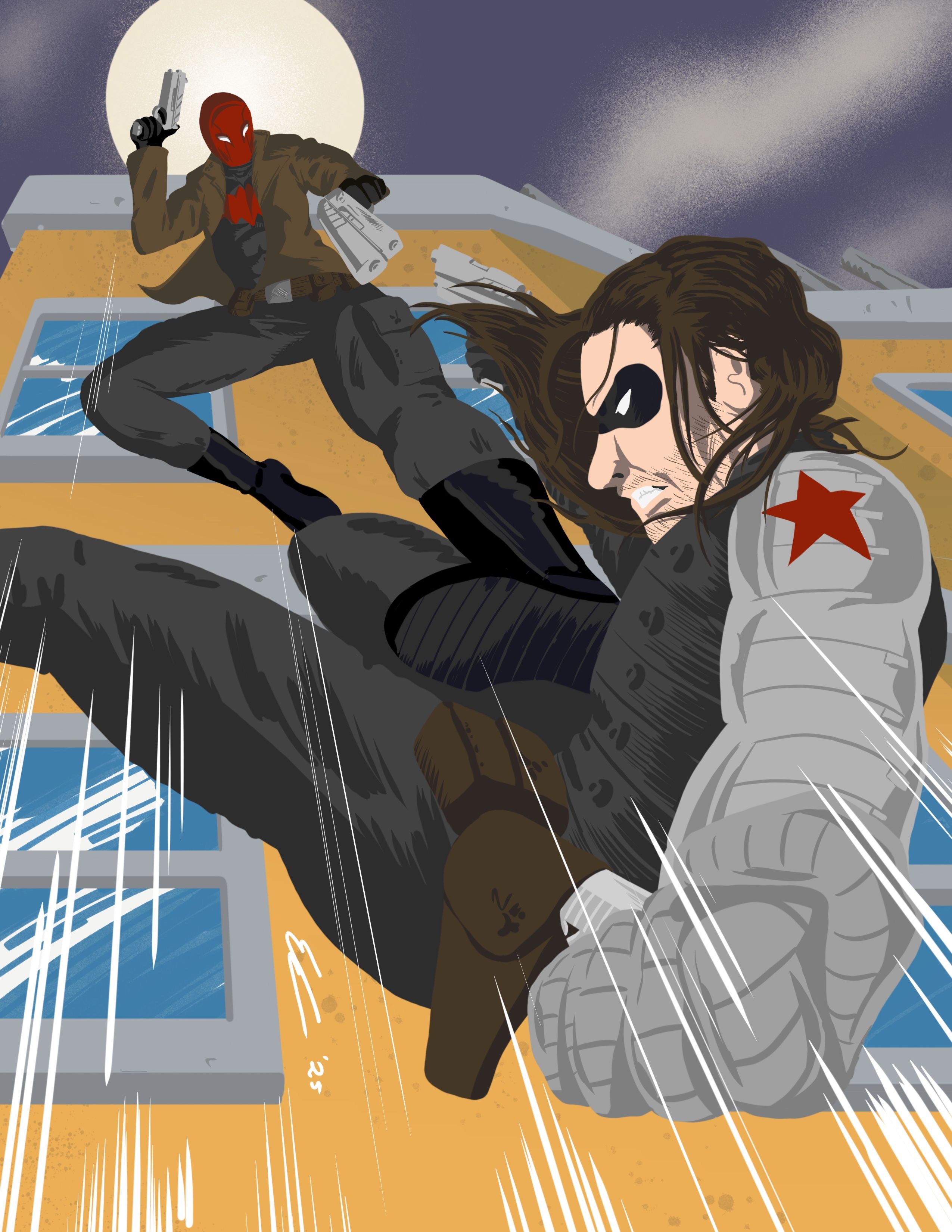 Winter Soldier and Red Hood meet