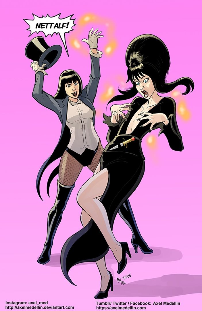 Zatanna meets Elvira