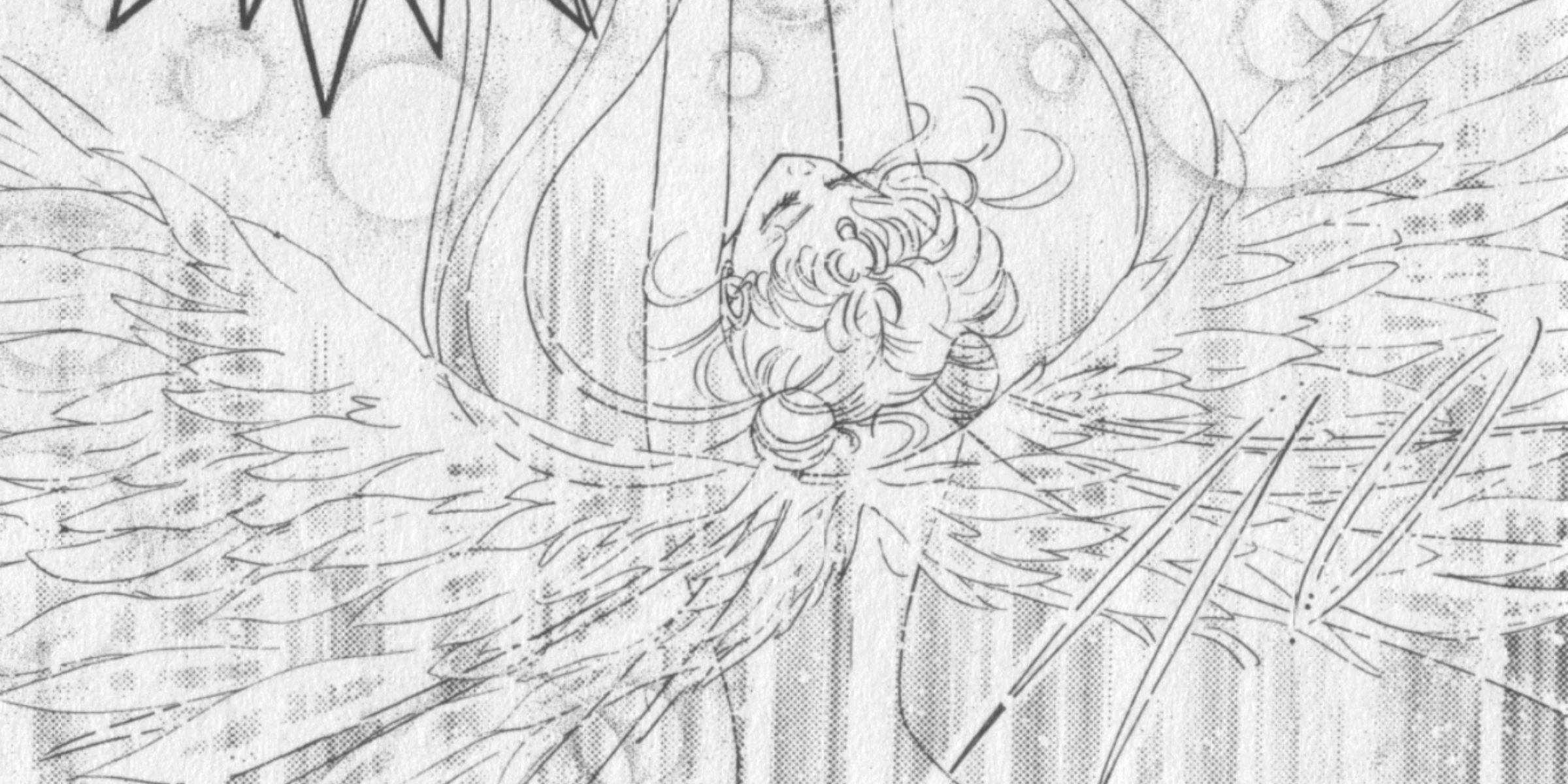 O ataque final de Eternal Sailor Moon no mangá Sailor Moon