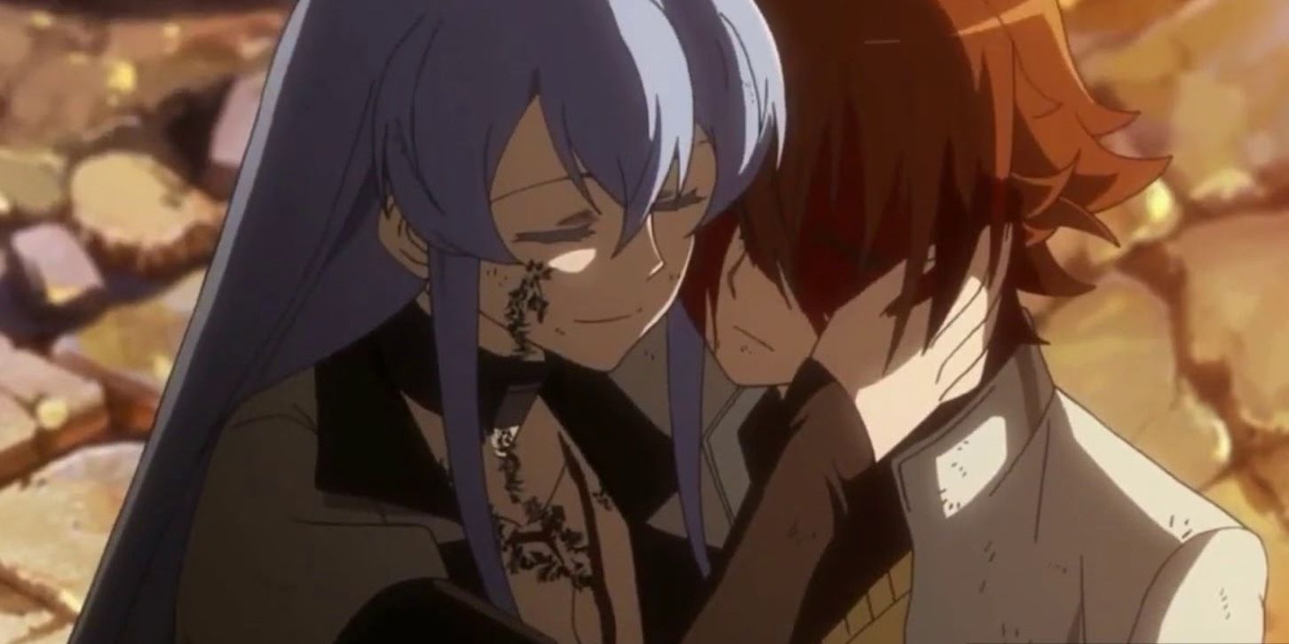 Akame GA Kill - Esdeath e Tatsumi Death