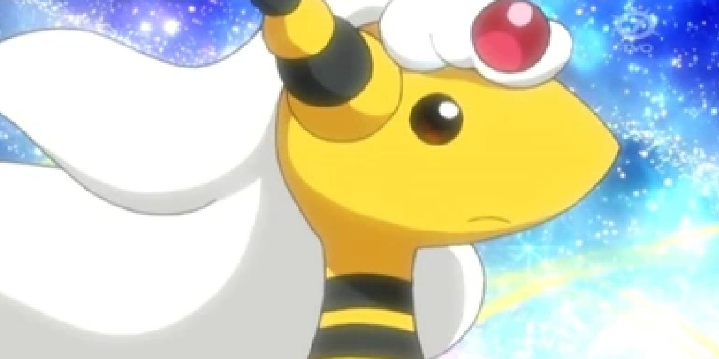 Mega Ampharos no anime Pokemon