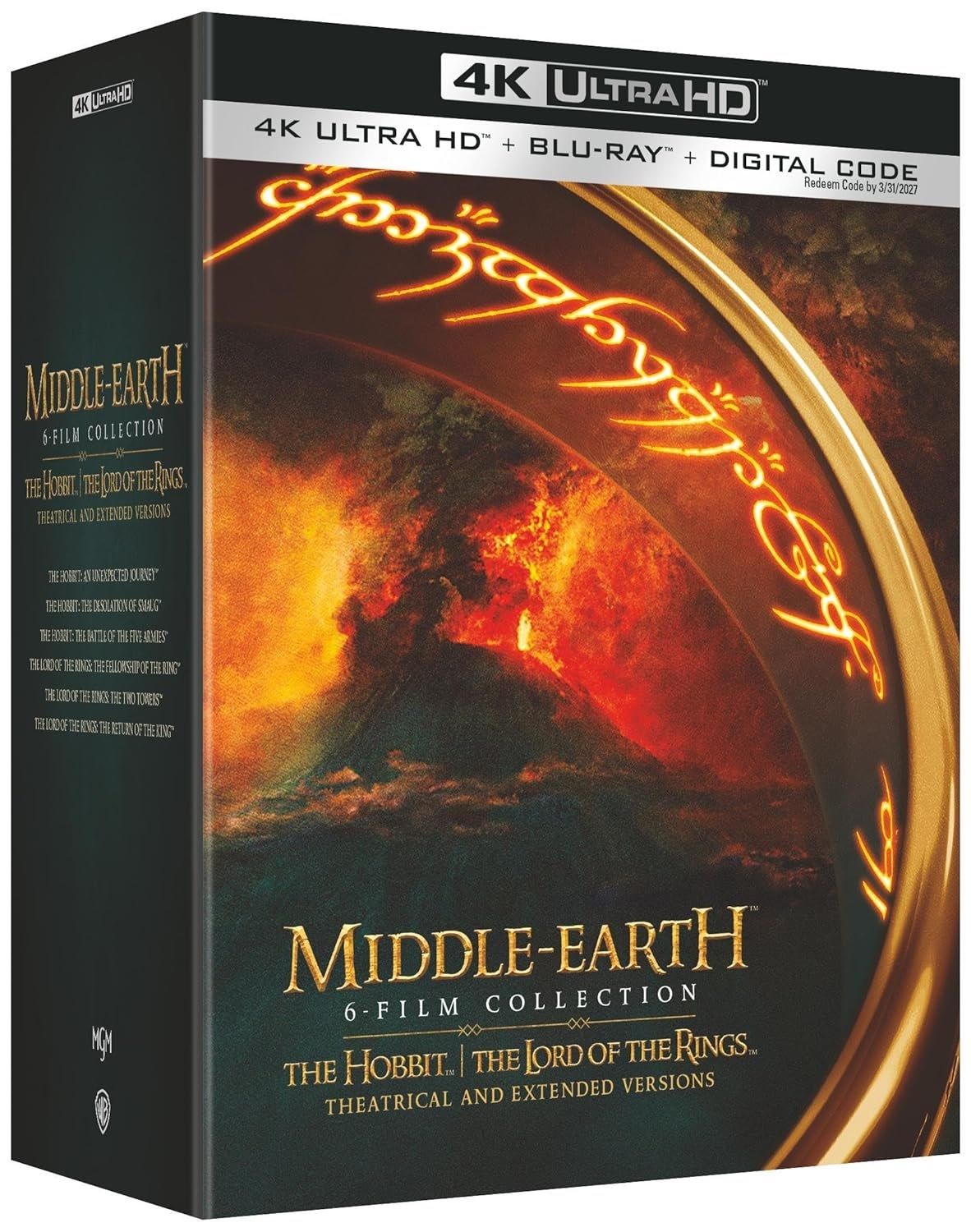 middle earth blu ray set