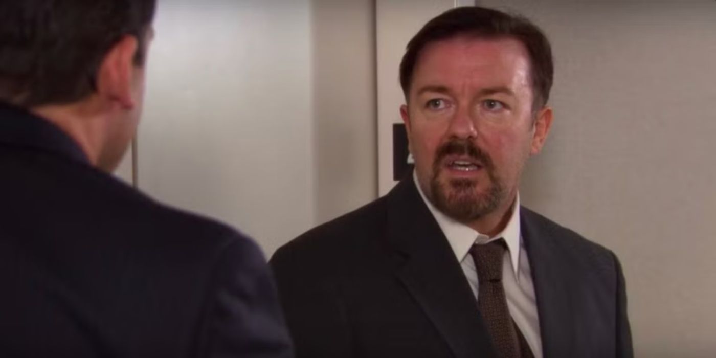 David Brent in Scranton in The Office