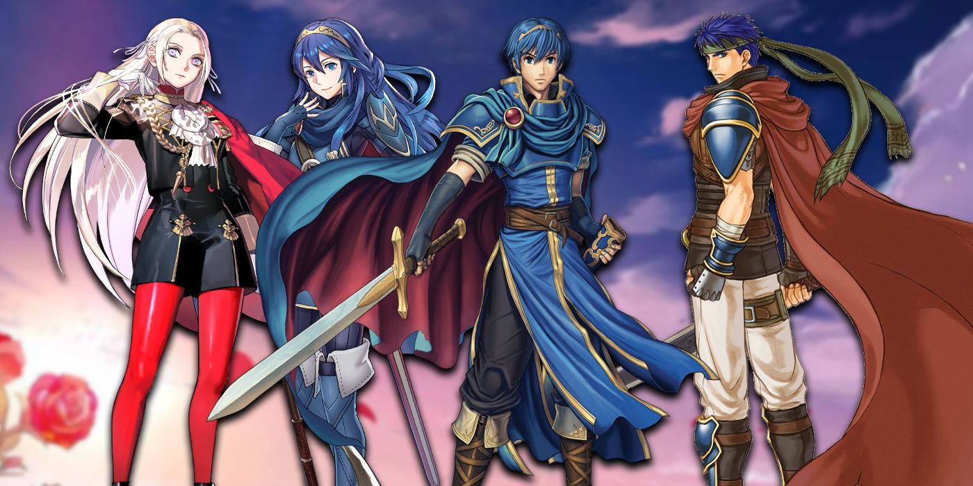Marth, Edelgard, Lucina, Ike, Fire Emblem