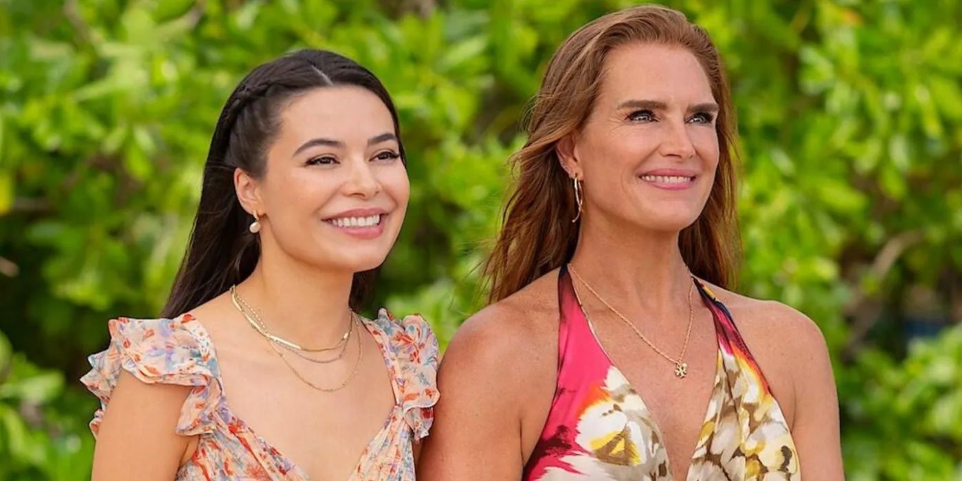 Personagens de Miranda Cosgrove e Brooke Shields de Mãe da Noiva.