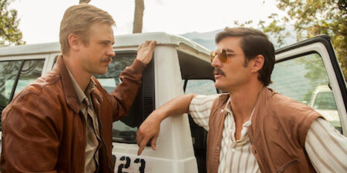 Boyd Holbrook como Steve Murphy e Pedro Pascal como Javier Peña de Narcos