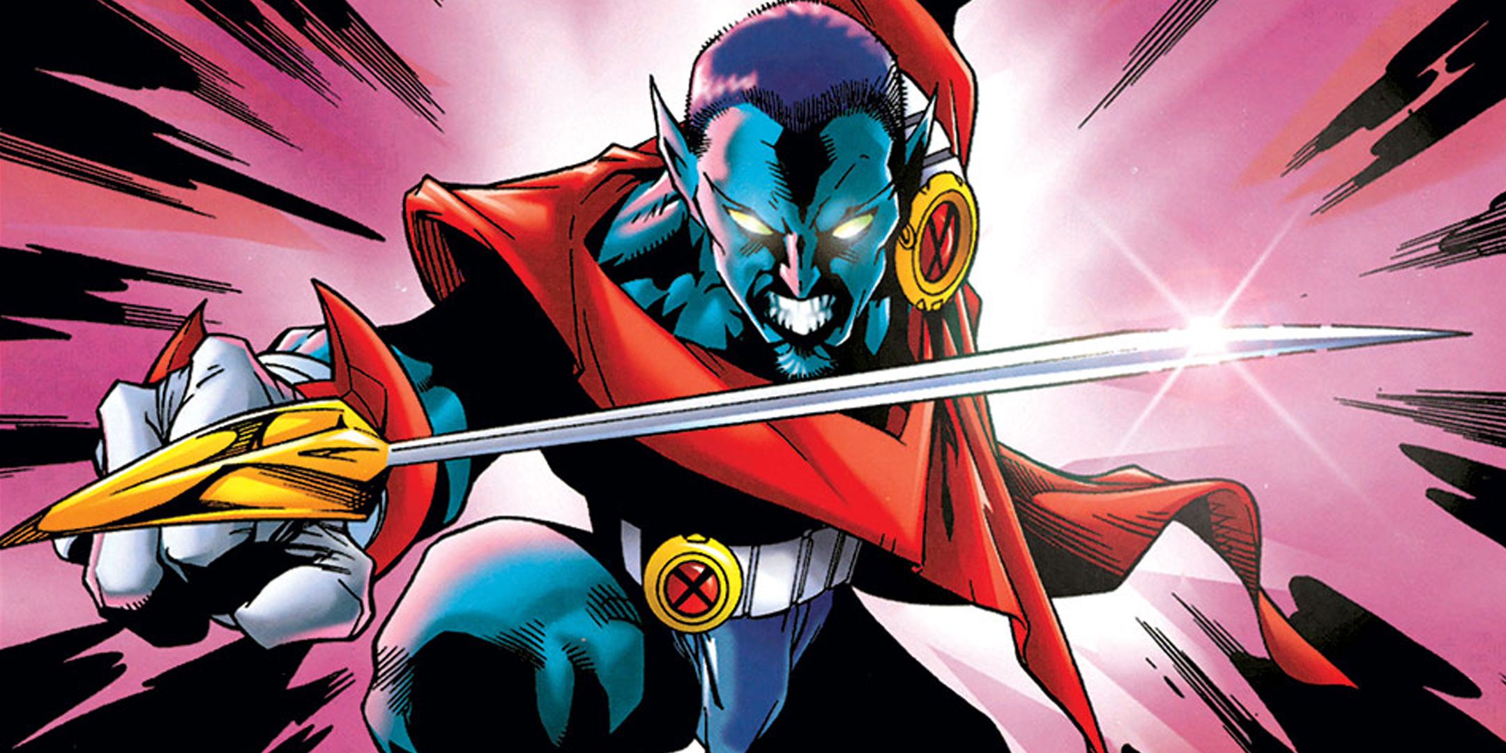 Nightcrawler em sua roupa de pirata de Excalibur