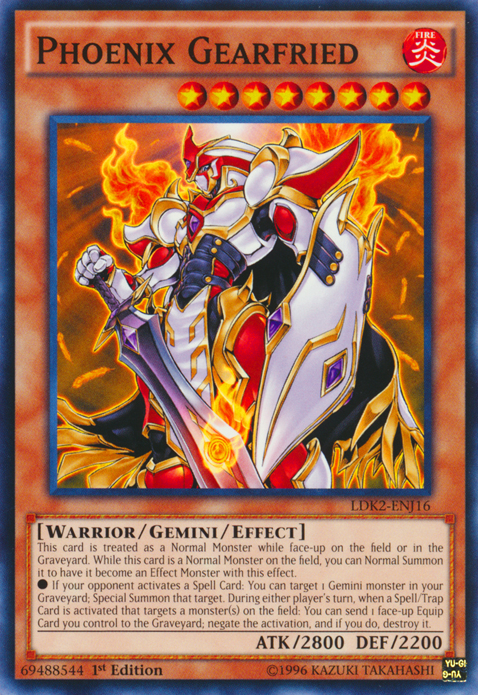 Phoenix Gearfried no Yu-Gi-Oh! TCG/OCG.