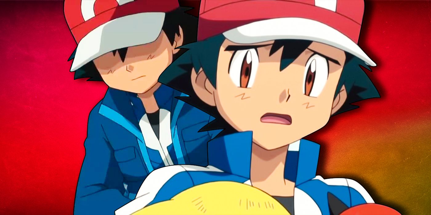 Pokémon' Ash looking sad