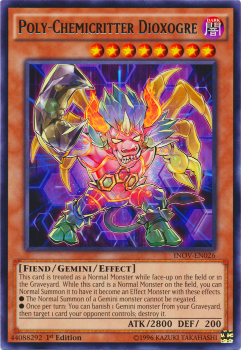 Dioxogro de poli-química no Yu-Gi-Oh! TCG/OCG.