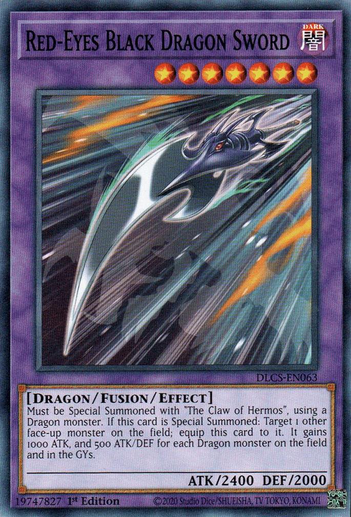 O cartão de dragão preto dos olhos vermelhos de Yu-Gi-Oh!