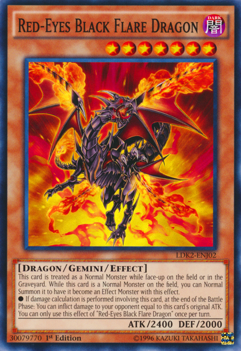 Dragão Black Black Flare no Yu-Gi-Oh! TCG/OCG.