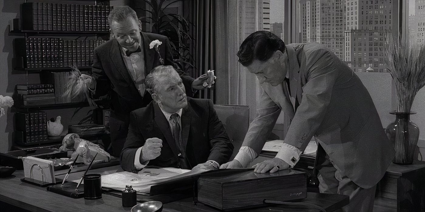 Richard Erdman e amigos em The Twilight Zone, uma espécie de cronômetro