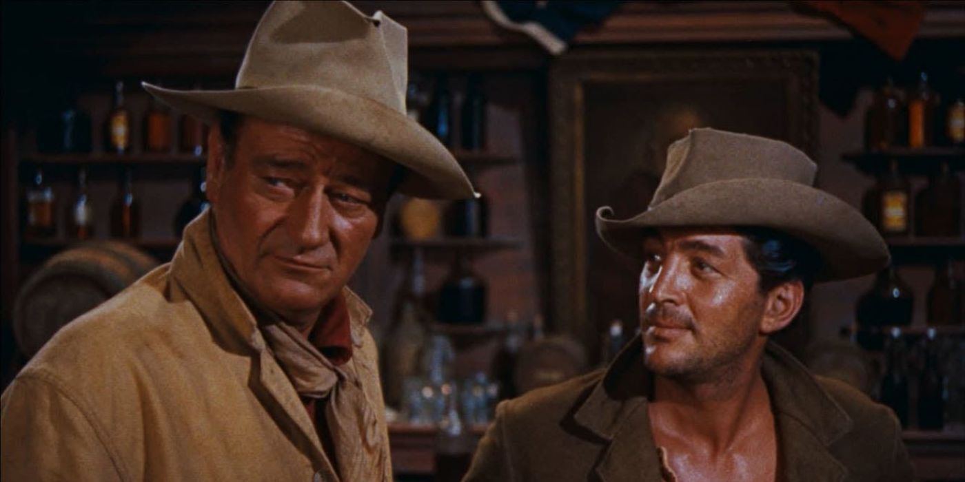 John Wayne and Dean Martin in Rio Bravo (1959)