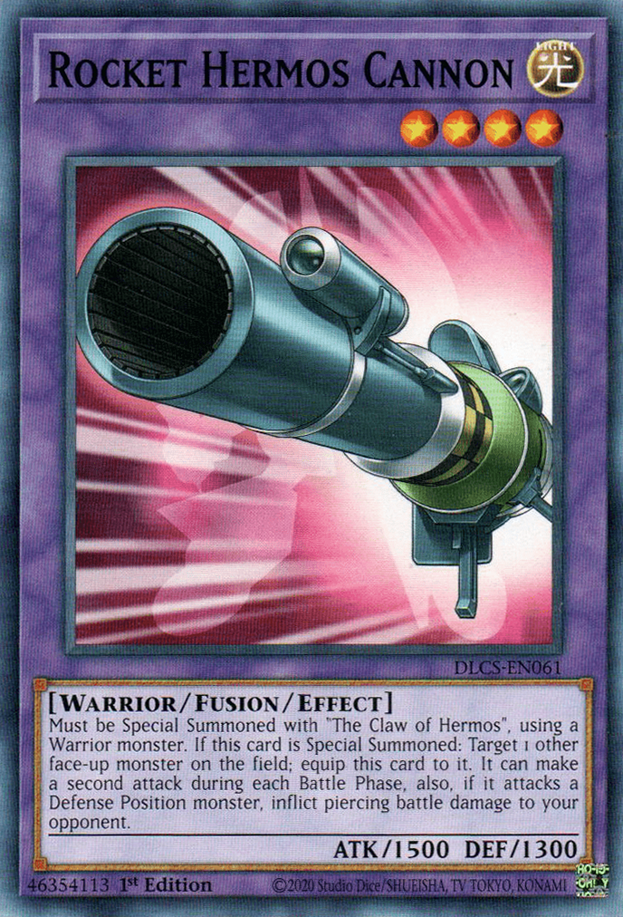 Rocket Hermos Cannon no Yu-Gi-Oh! TCG/OCG.