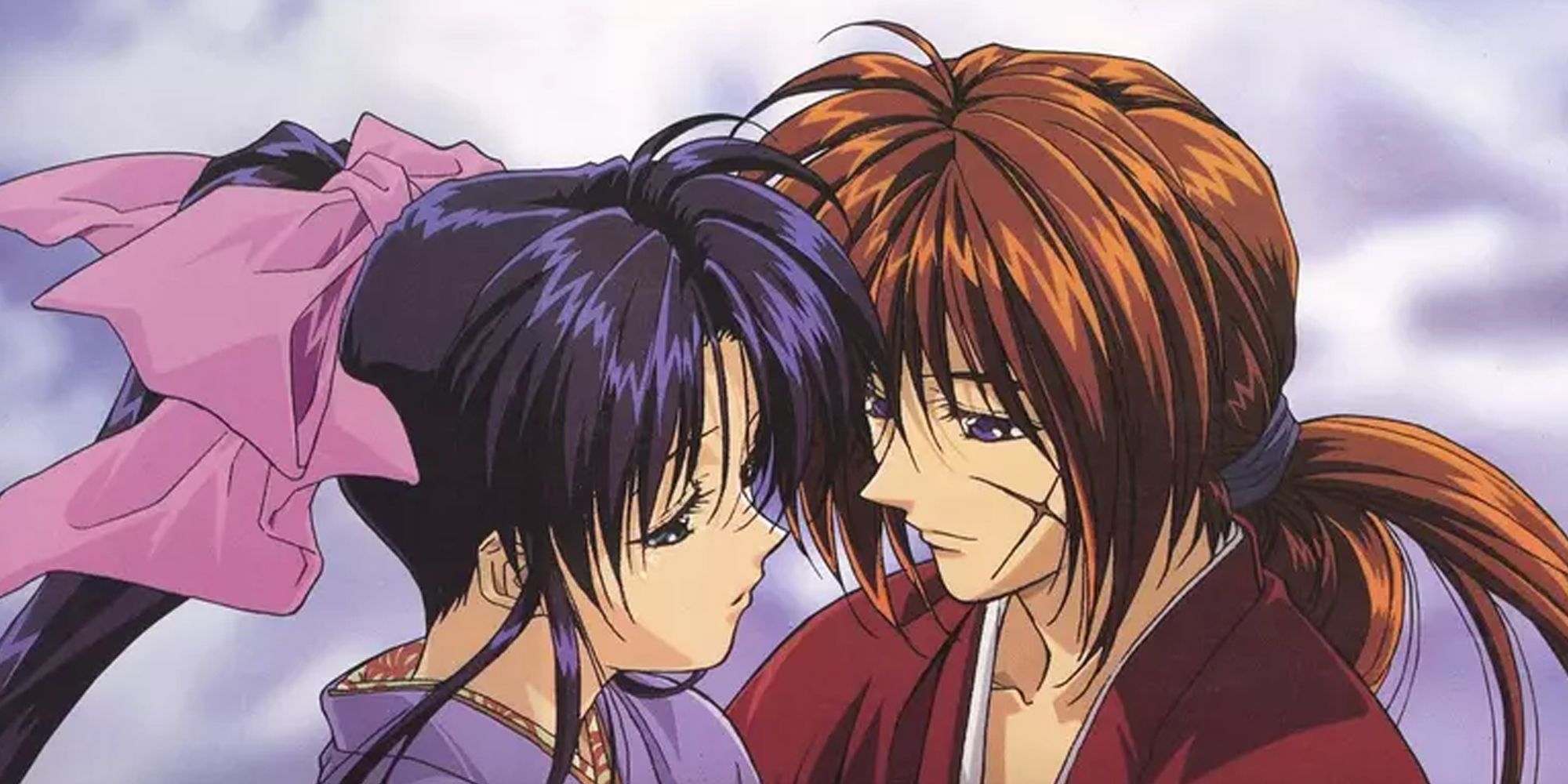 Karou e Kenshin de Ruroni Kenshin