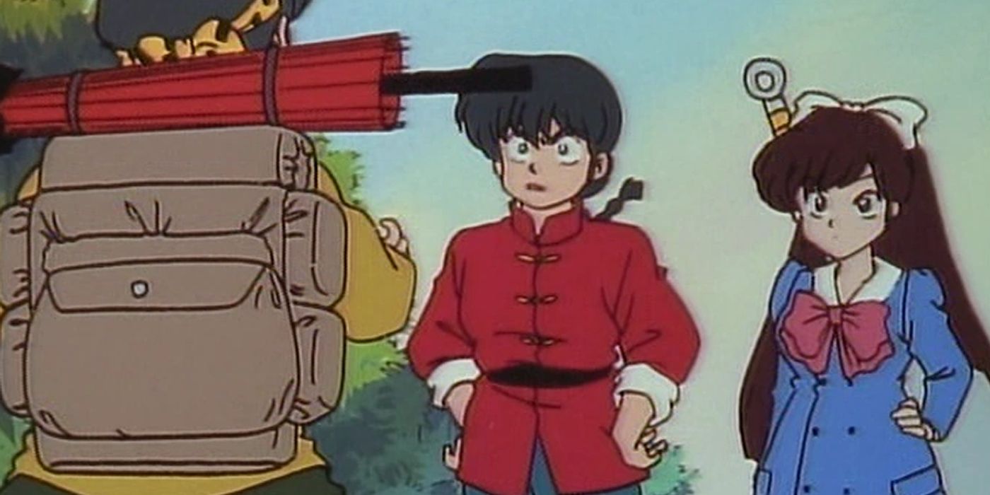 Ryoga, Ranma e Ukyo juntos em Ranma 1/2