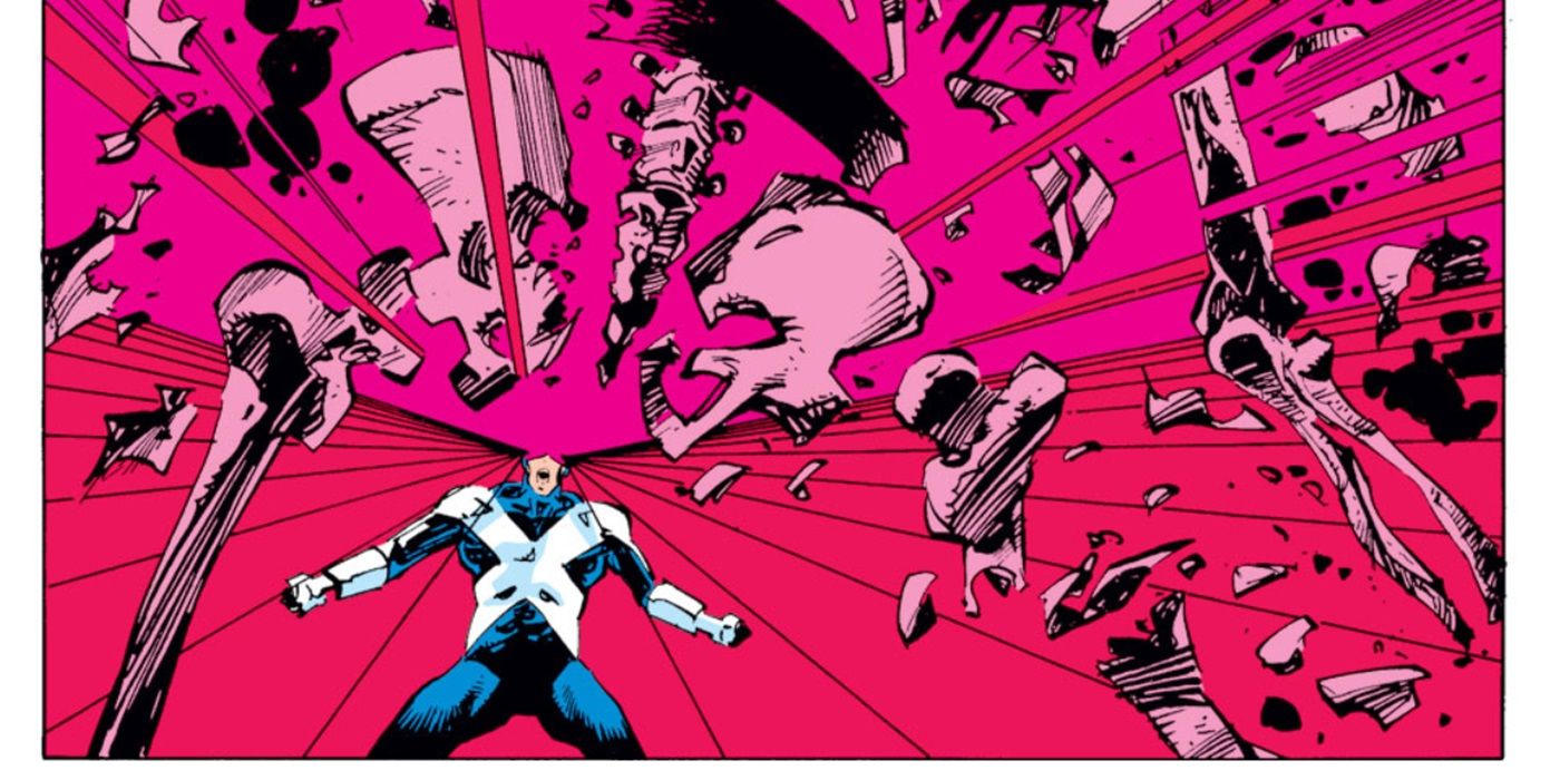 Scott Summers destruindo o Senhor Sinistro em X-Factor #39.