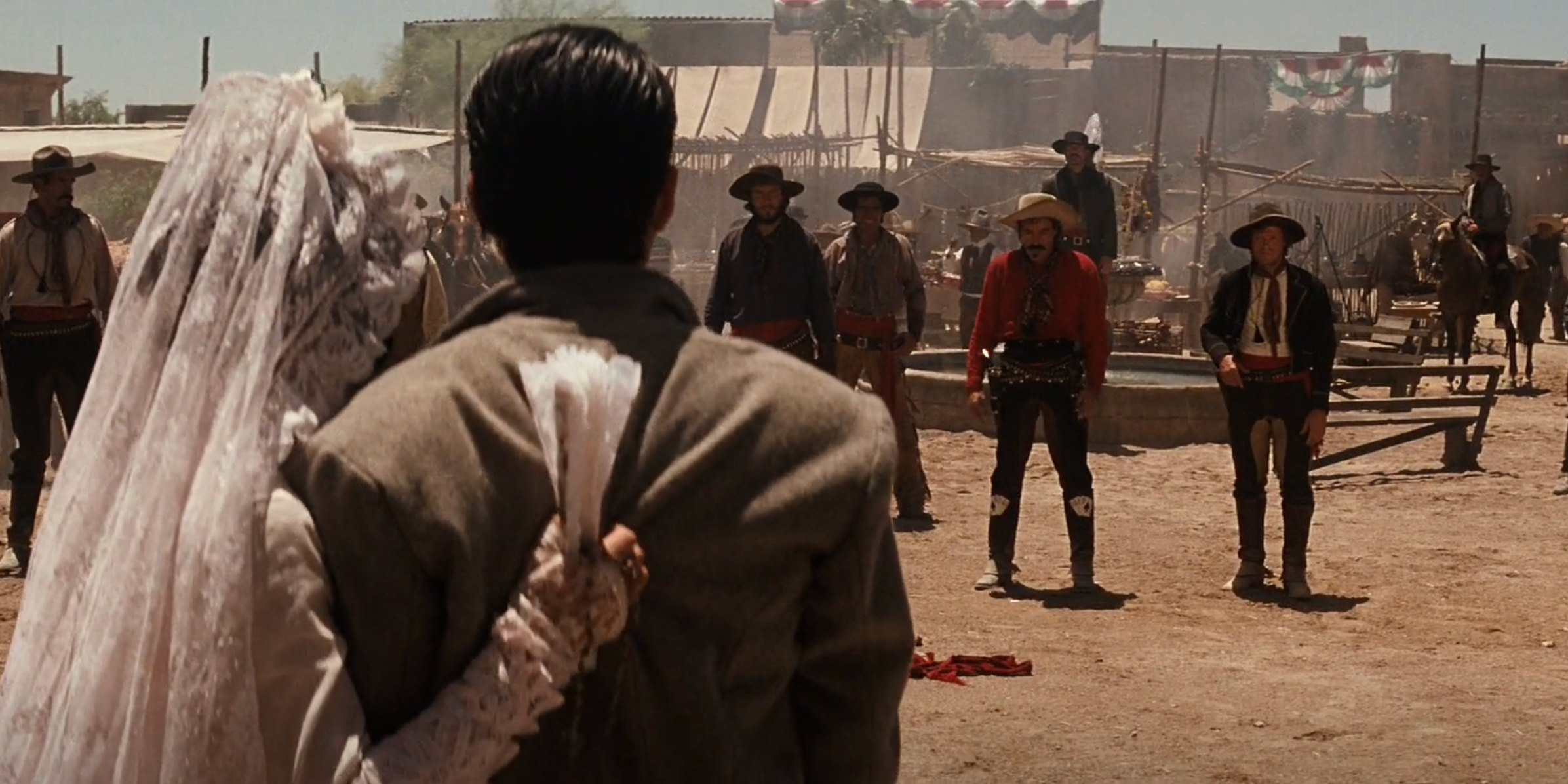 Tombstone - Os Cowboys aterrorizam um casamento