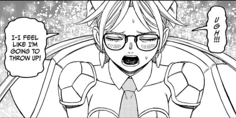 Rin Sawaki using her gravity manipulation in Dandadan