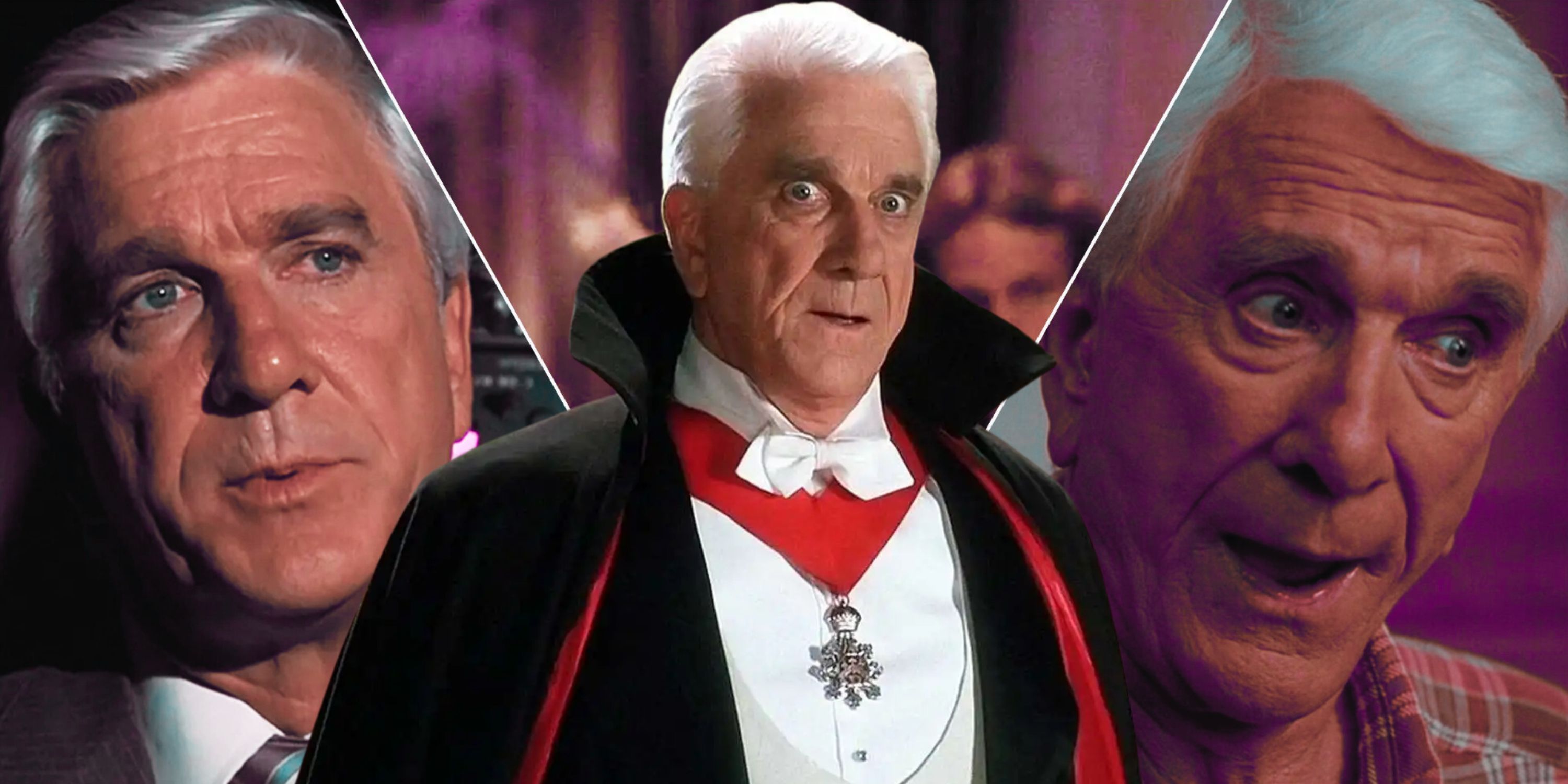composite image Airplane, Dracula Dead and Loving It, Superhero Movie