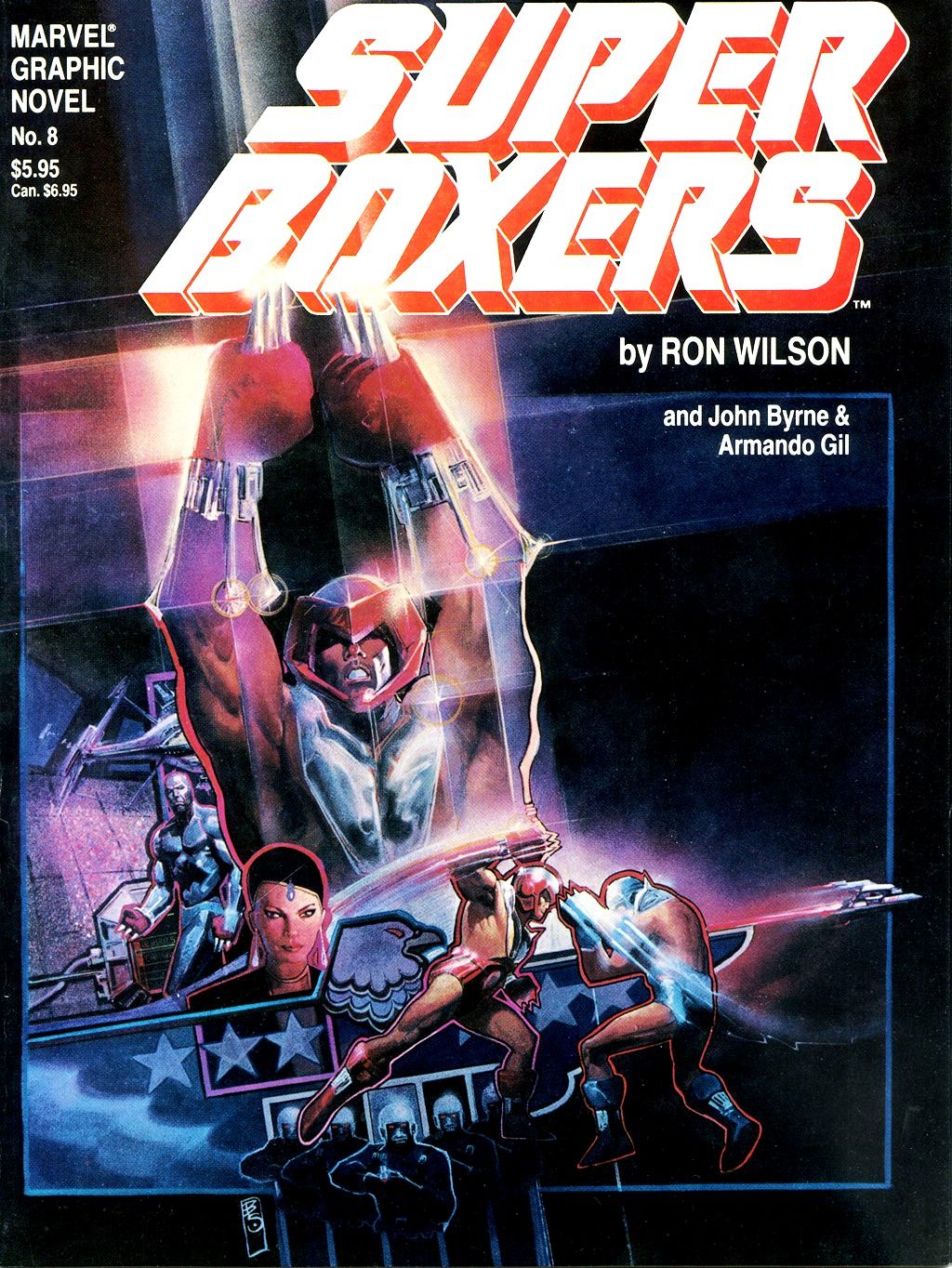 A capa dos Super-Boxers