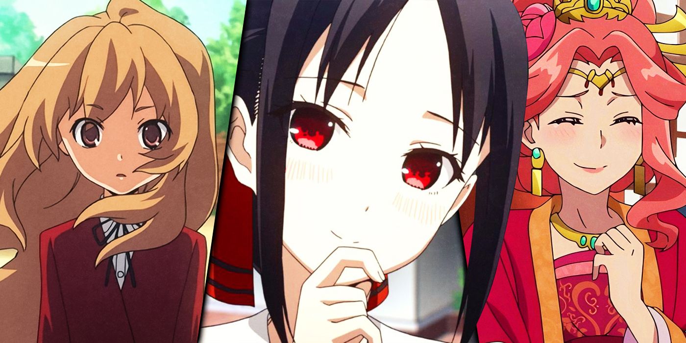 Kaguya from Kaguy-sama Love is War, Gyokuyo from Apothecary Diaries and Taiga from Toradora