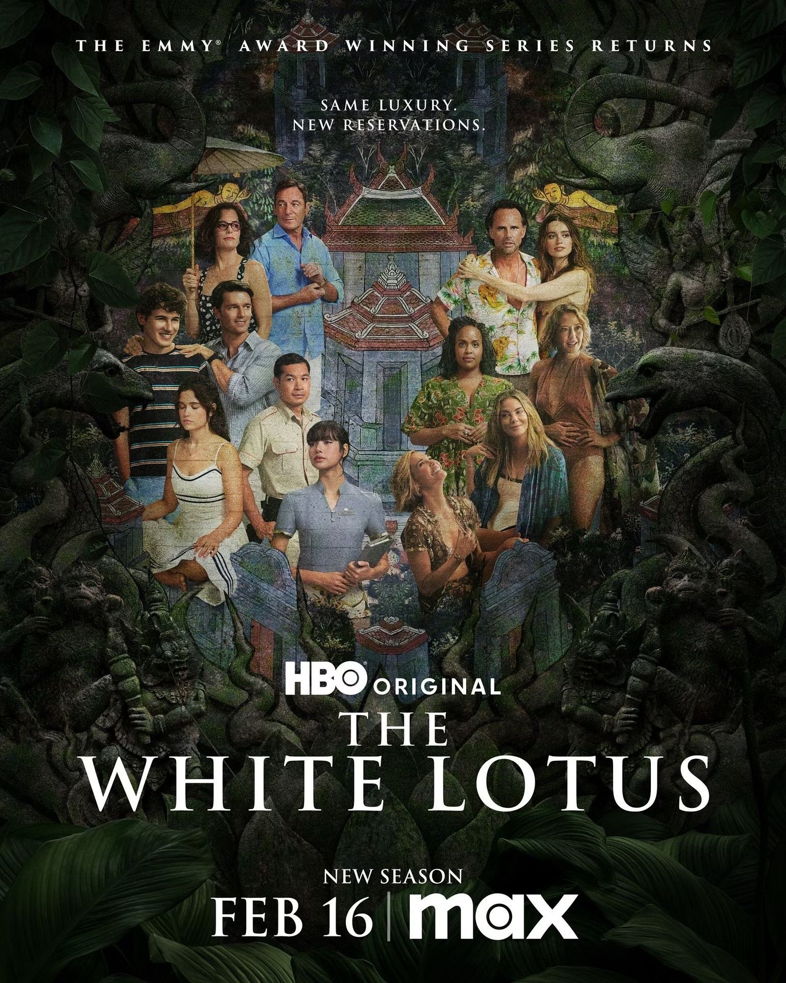 El loto blanco temporada 3 Póster