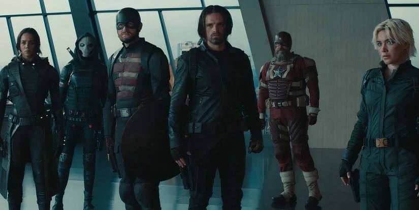 The Thunderbolts are standing on the top floor of Avengers Tower in Thunderbolts*.