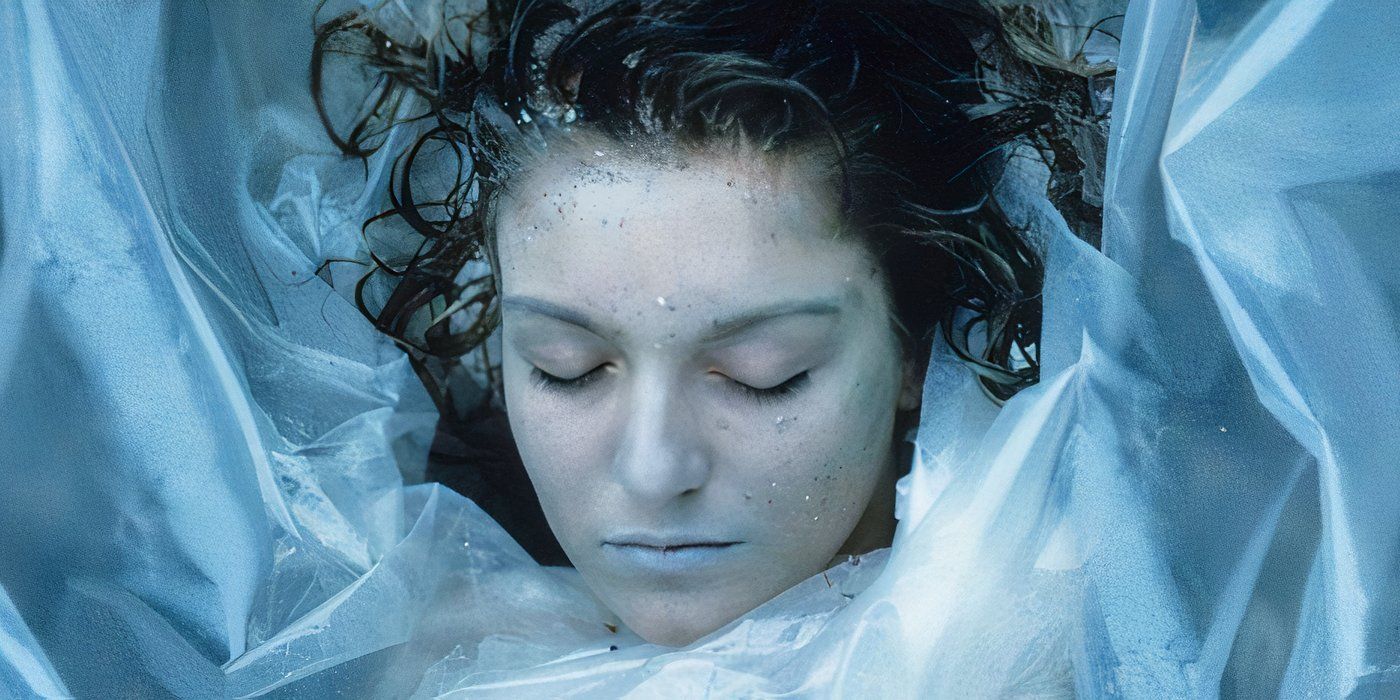 Twin Peaks Laura Palmer embrulhado em plástico