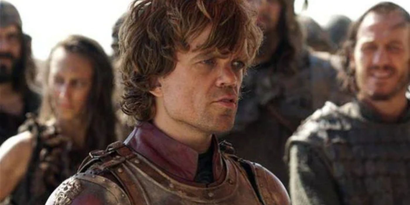 Tyrion usando sua armadura em Game of Thrones.